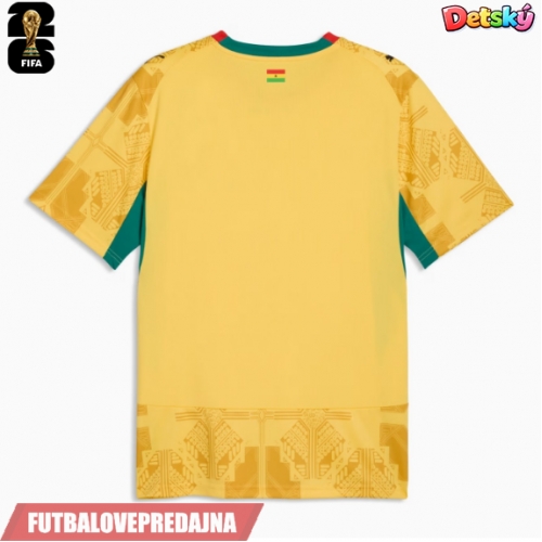 Lacne Dětský Futbalové dres Ghana MS 2026 Krátky Rukáv - Preč (+ trenírky)
